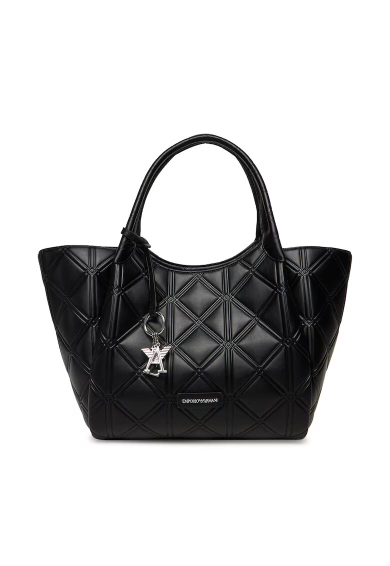 Emporio Armani Дамска чанта екологична кожа - черна