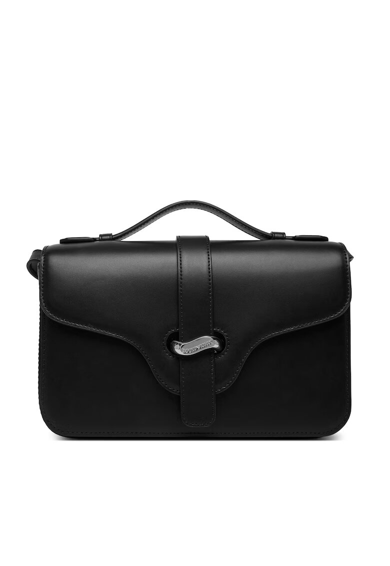 Emporio Armani Дамска чанта - естествена кожа - черна - One Size INTL