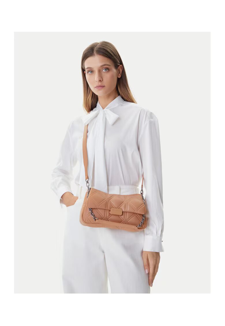 Emporio Armani Дамска чанта Nocciola - екологична - 25x30см