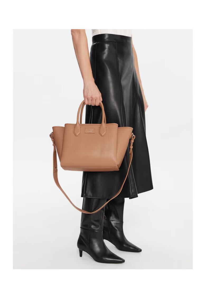 Emporio Armani Дамска чанта Nocciola/Taupe - 30x25x10см