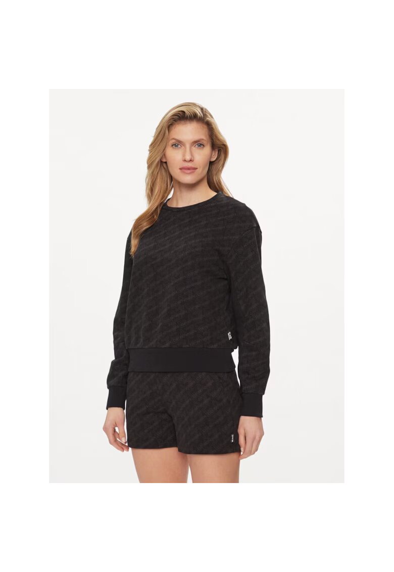 Emporio Armani Дамска спортна блуза - 537586 - Черна - Памук