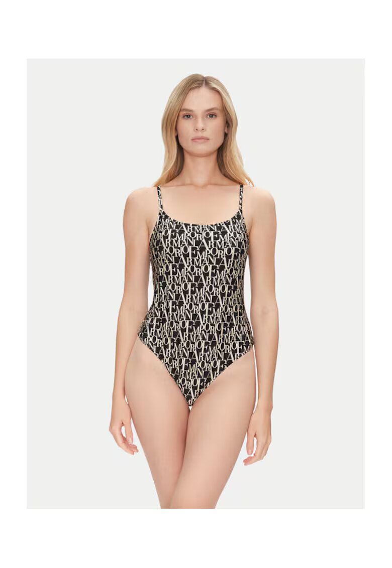 Emporio Armani Дамски бански костюм - Черен/Жълт