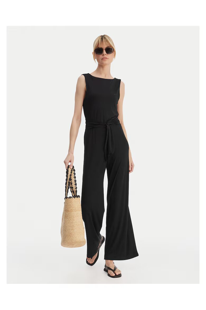 Emporio Armani Дамски гащеризон черен вискоза