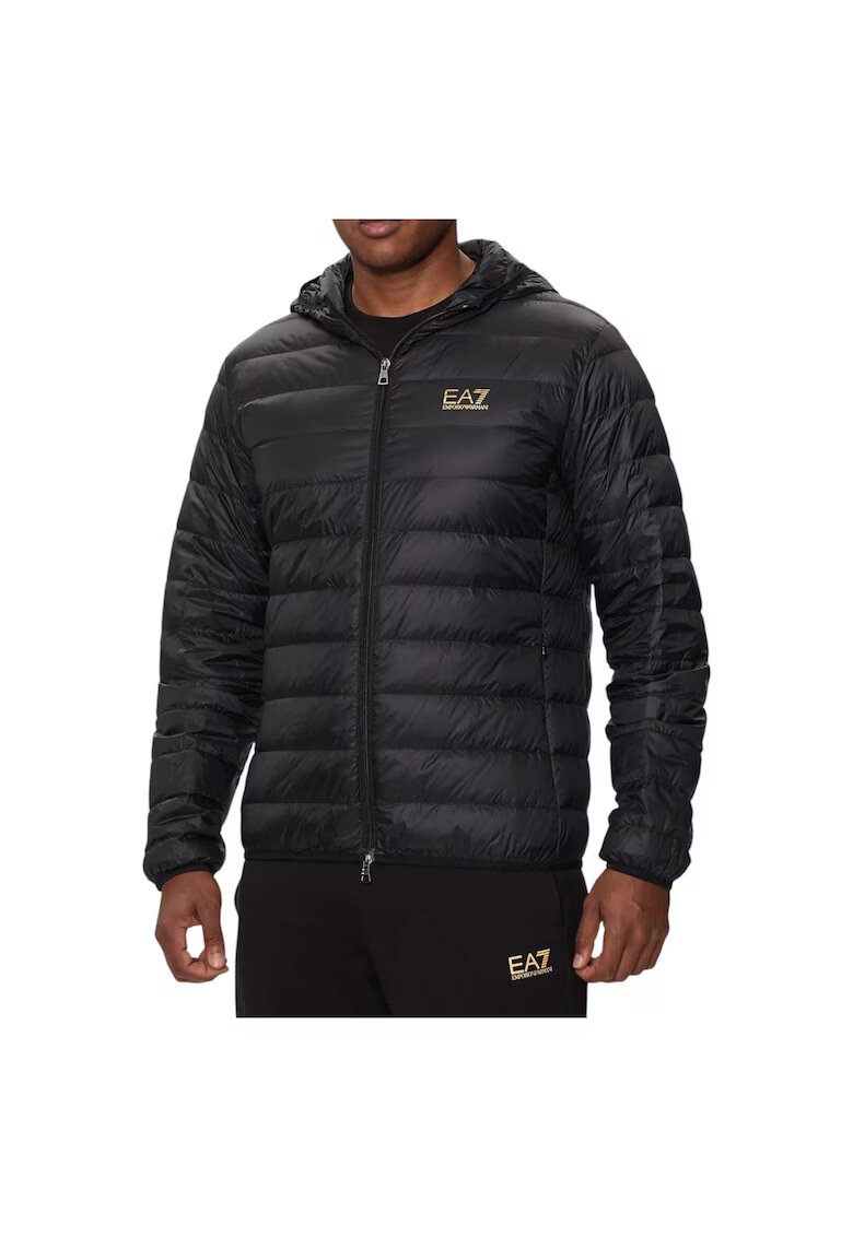 Emporio Armani EA7 Core Identity Опаковано яке с качулка 38267 - Златист/Черен