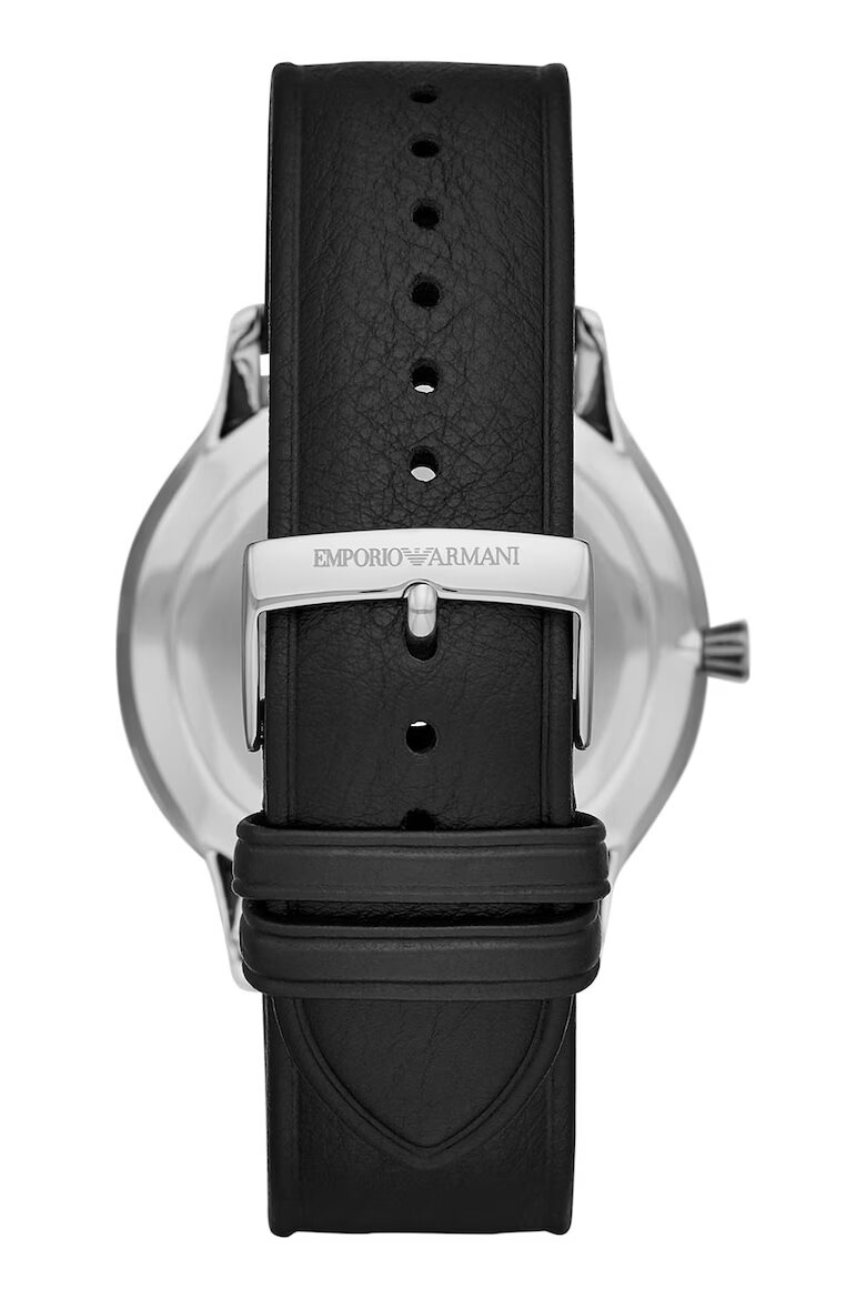 Emporio Armani Кварцов часовник с кожена каишка