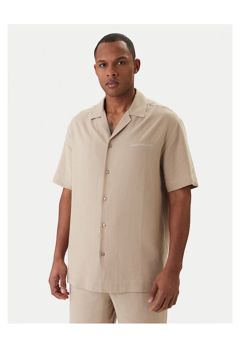 Emporio Armani Мъжка риза бежова