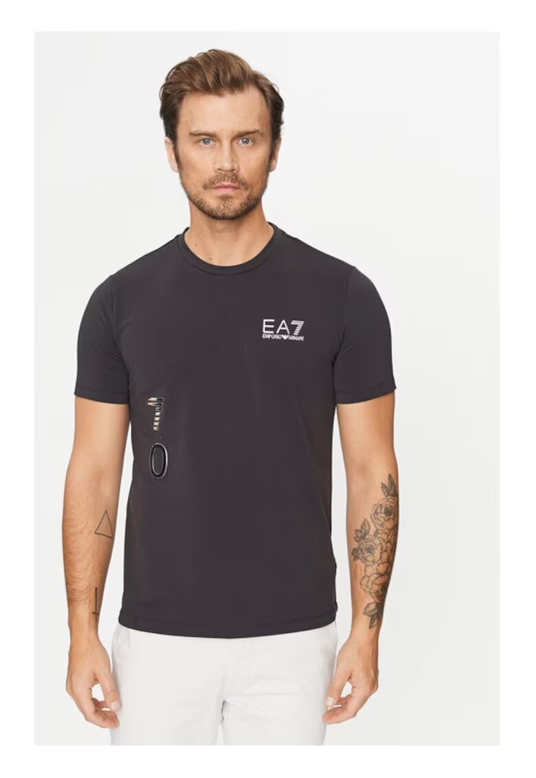 Emporio Armani Мъжка тениска - 93365 - черна - полиамид