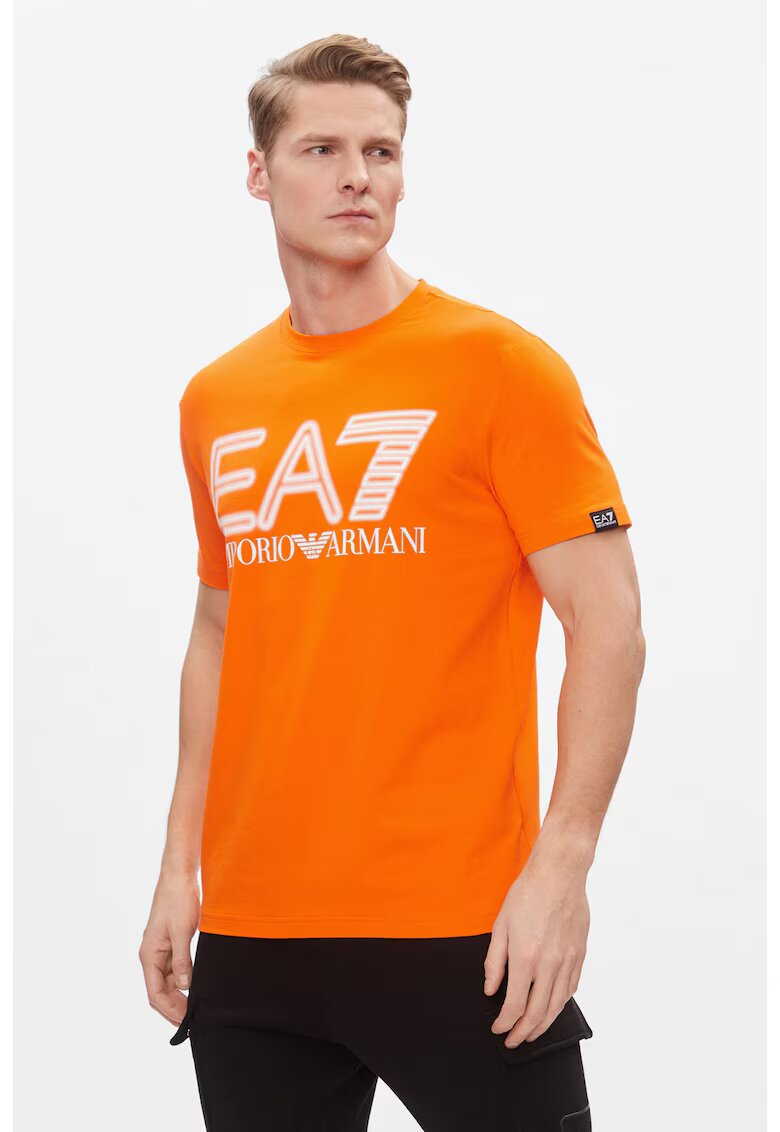 Emporio Armani Мъжка тениска EA7 - 3DPT37 - Оранжев
