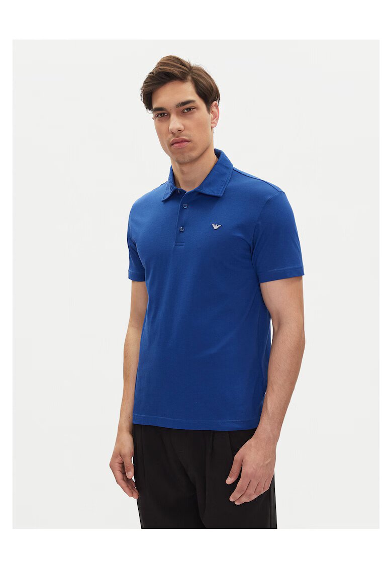 Emporio Armani Мъжка тениска синя - памук