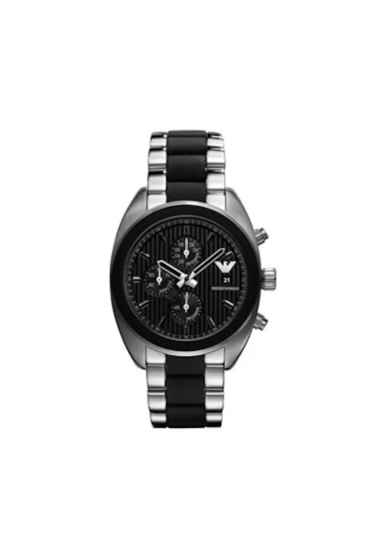 Emporio Armani Мъжки часовник - ARMANI - Инокс - Черен