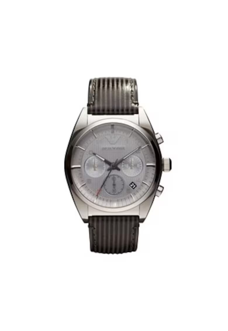 Emporio Armani Мъжки часовник ARMANI - модел AR0370 - кварцов - неръждаема стомана/естествена кожа