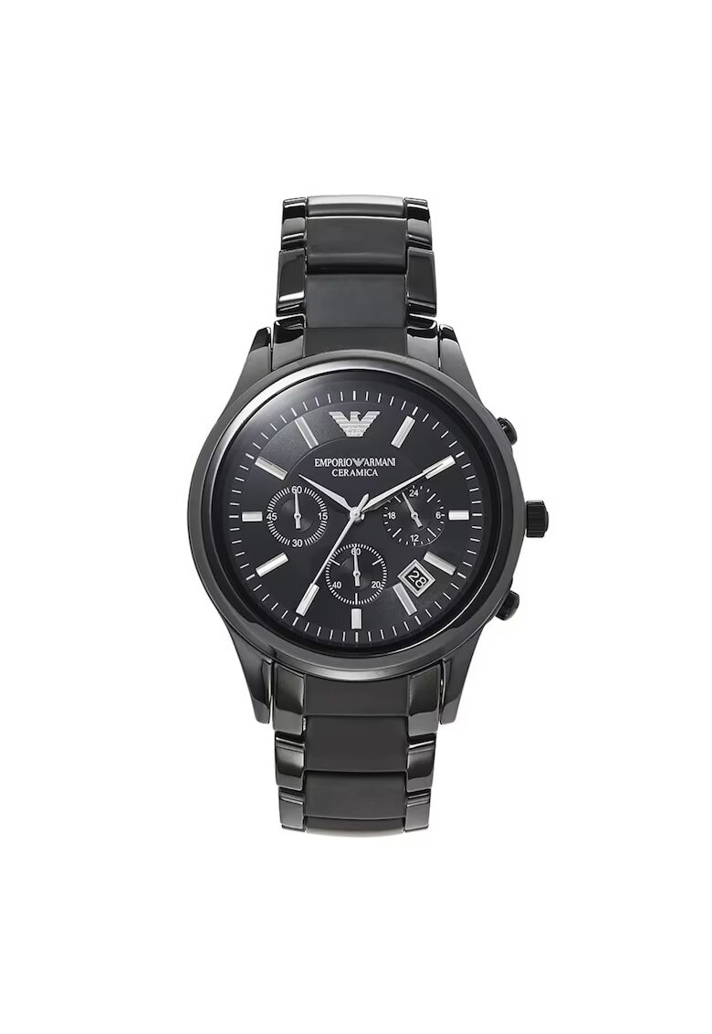 Emporio Armani Мъжки часовник Ceramica 964061608 - Черен