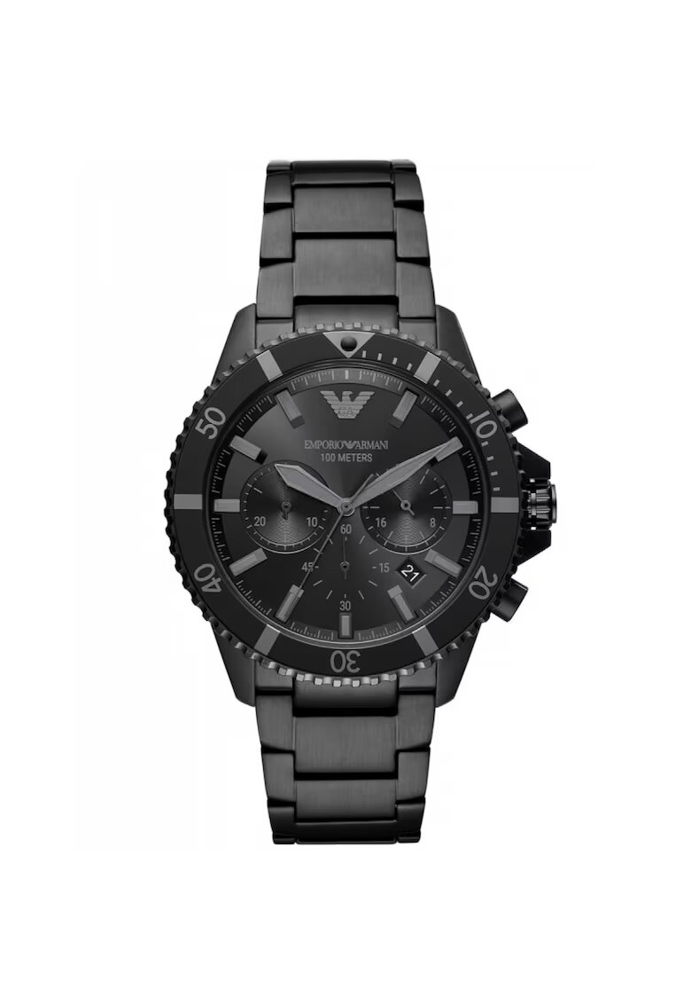 Emporio Armani Мъжки часовник Diver 1372542457 - черно