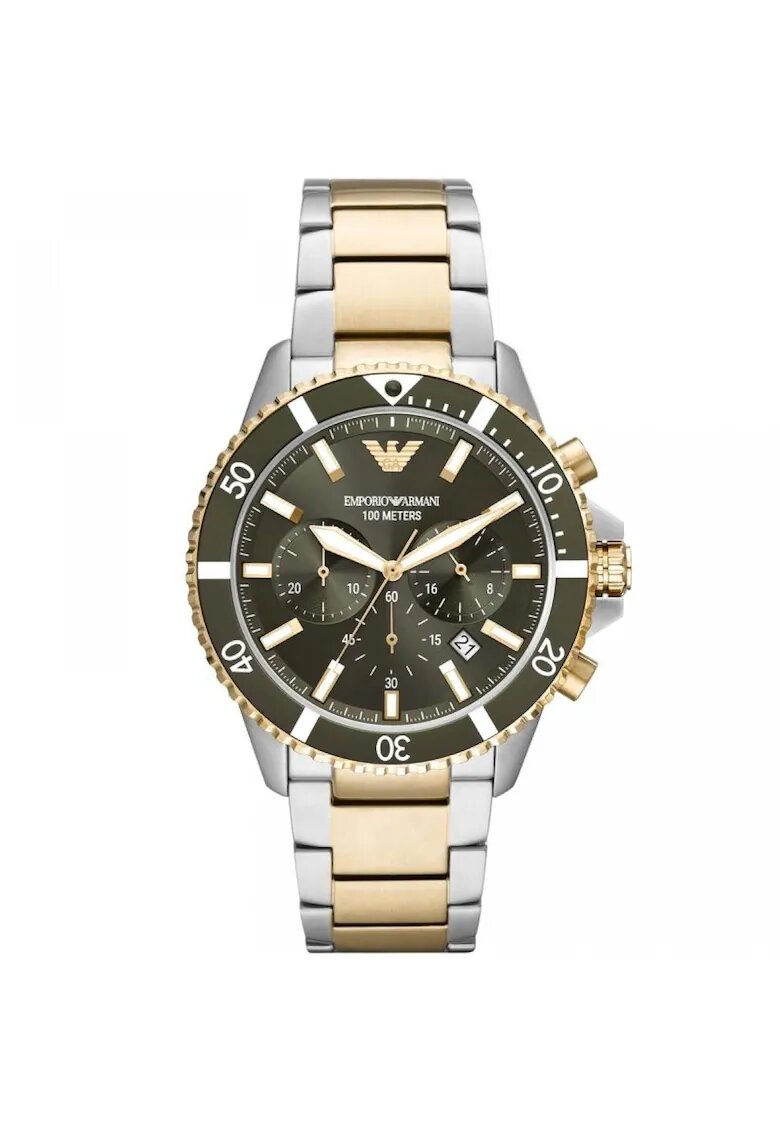 Emporio Armani Мъжки часовник Diver - 1372542457 - Сребърен