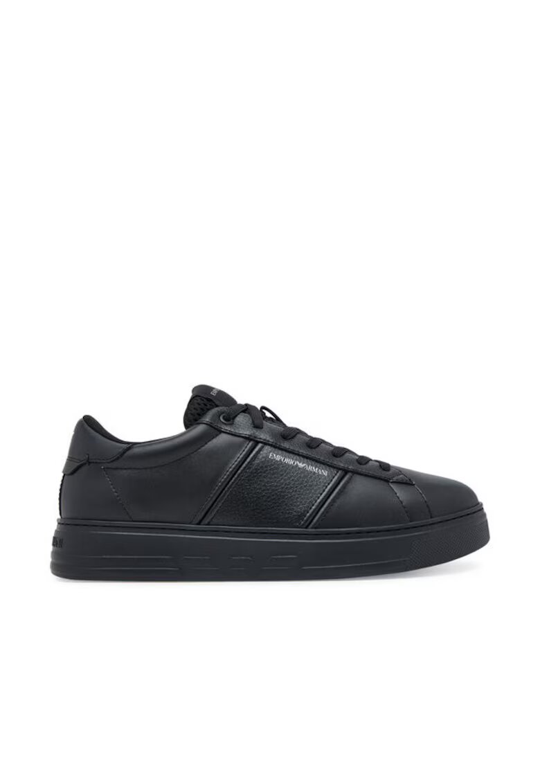 Emporio Armani Мъжки кецове - естествена кожа -
