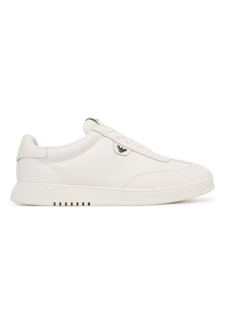 Emporio Armani Мъжки спортни обувки - бели - текстил