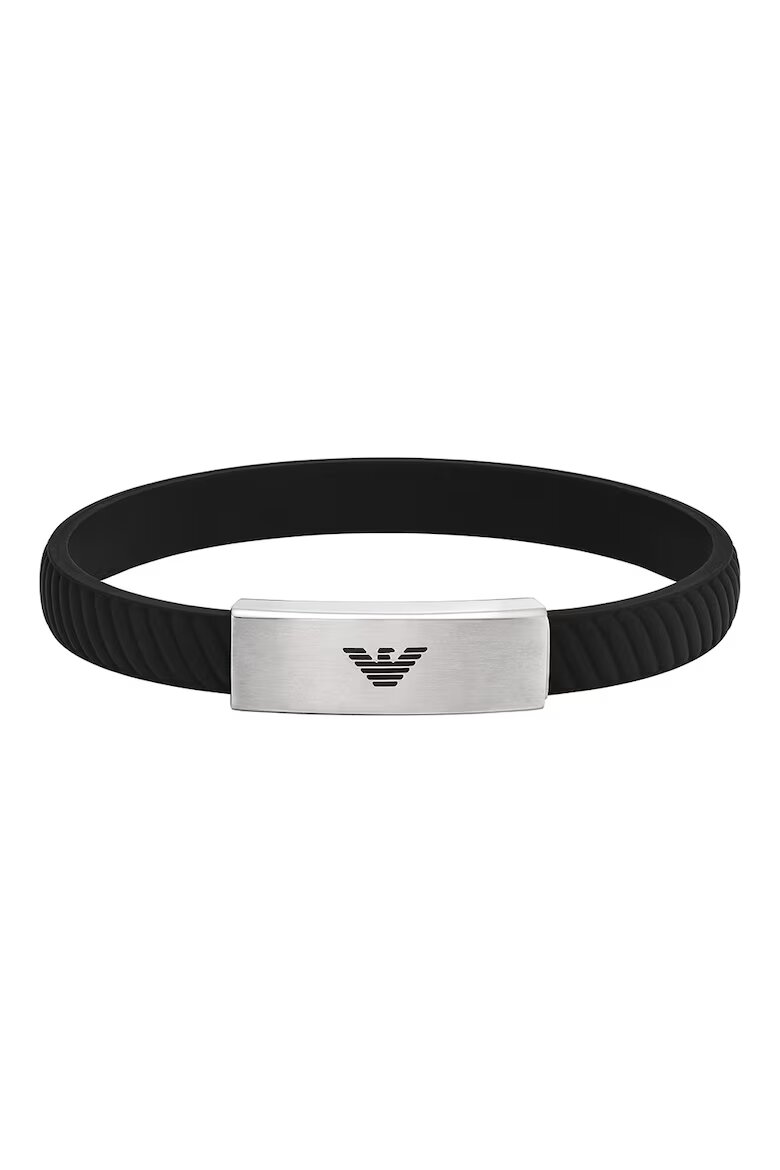 Emporio Armani Силиконова гривна с неръждаема стомана
