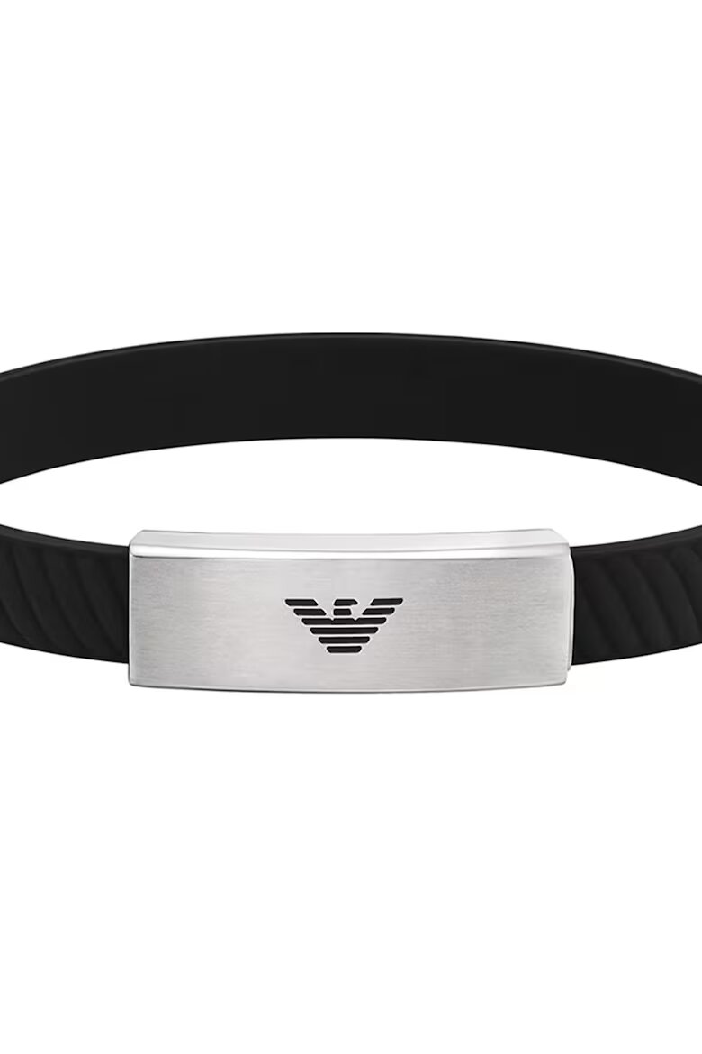 Emporio Armani Силиконова гривна с неръждаема стомана