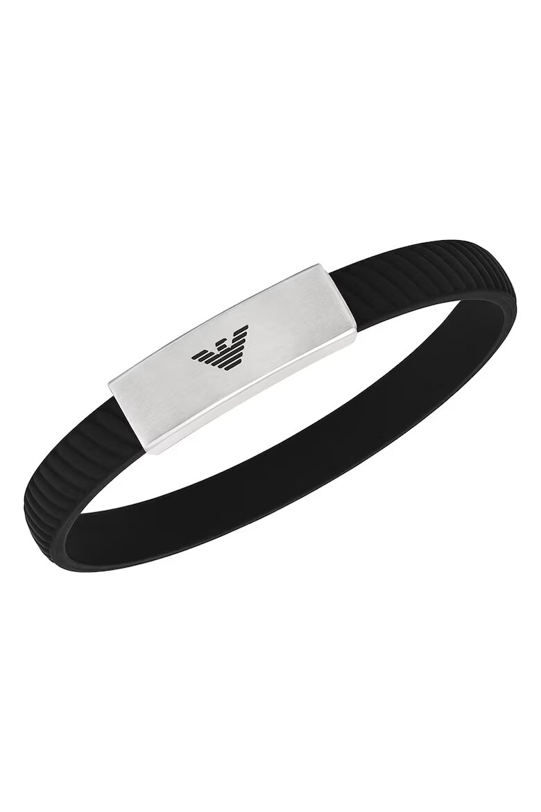 Emporio Armani Силиконова гривна с неръждаема стомана