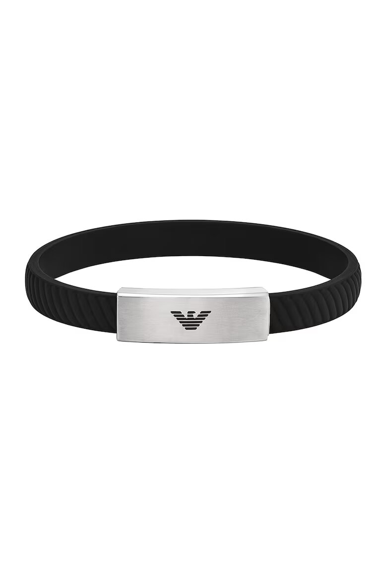 Emporio Armani Силиконова гривна с неръждаема стомана