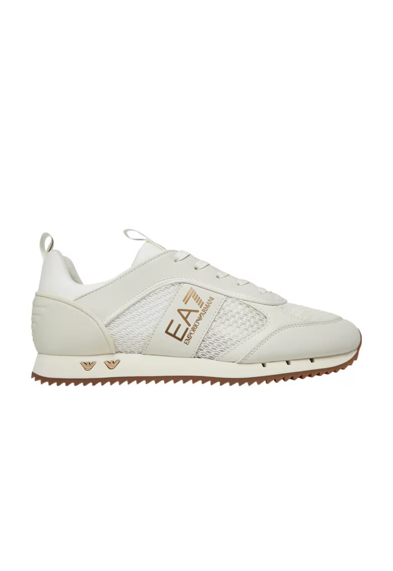 Emporio Armani Спортни обувки EA7 Black&White Carbon 42420 - Бял/Златист
