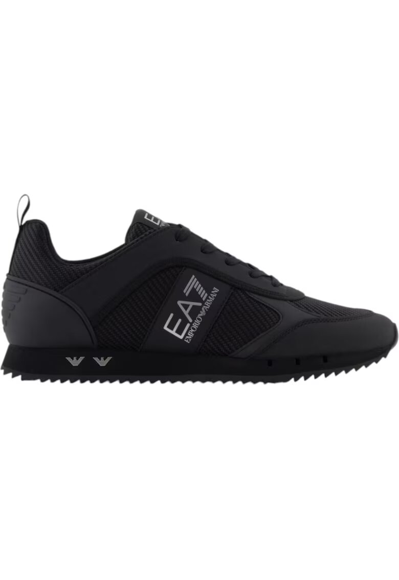 Emporio Armani Спортни обувки EA7 Black&White Carbon 49420 - Черен/Сребрист