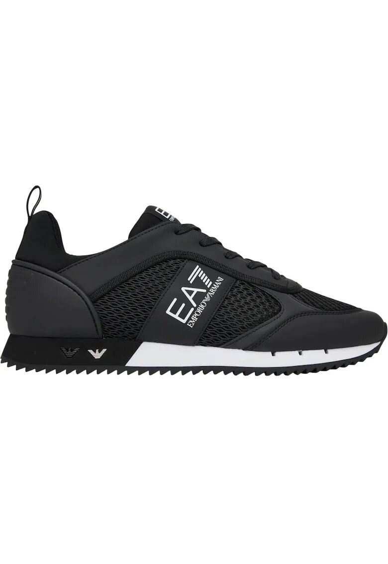Emporio Armani Спортни обувки EA7 Black&White Mesh+E 55557 - Бял/Черен