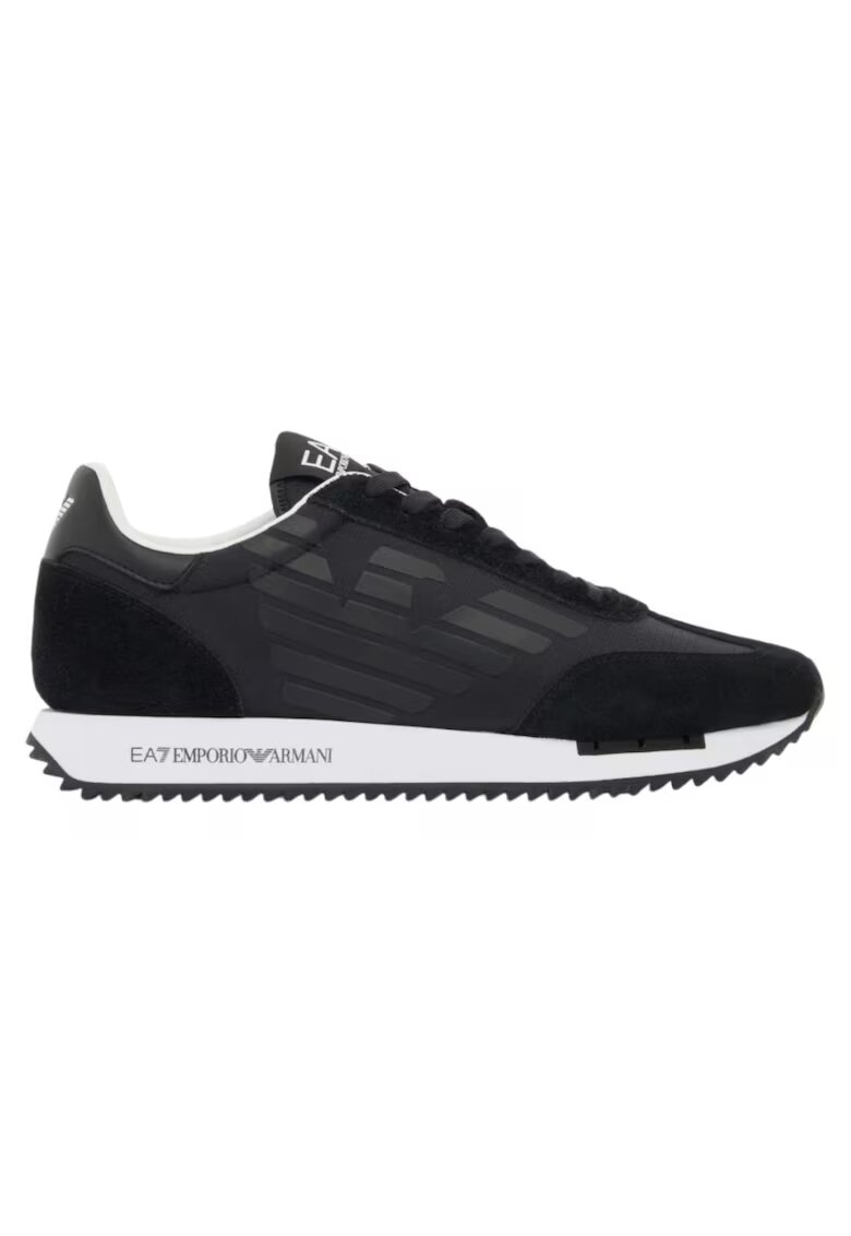 Emporio Armani Спортни обувки EA7 Black&White Vintage 62427 - Бял/Черен