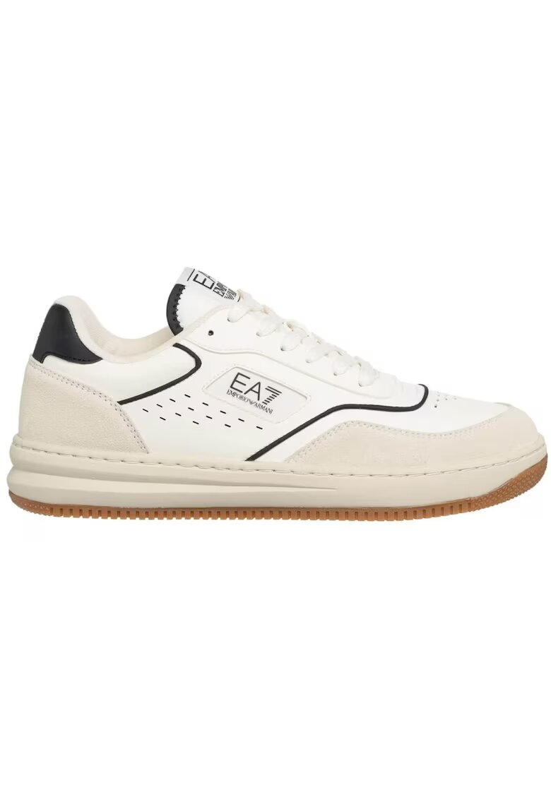 Emporio Armani Спортни обувки EA7 Retro Slasher - XK405-X8X190-U242 36903 - Бял/Бежов