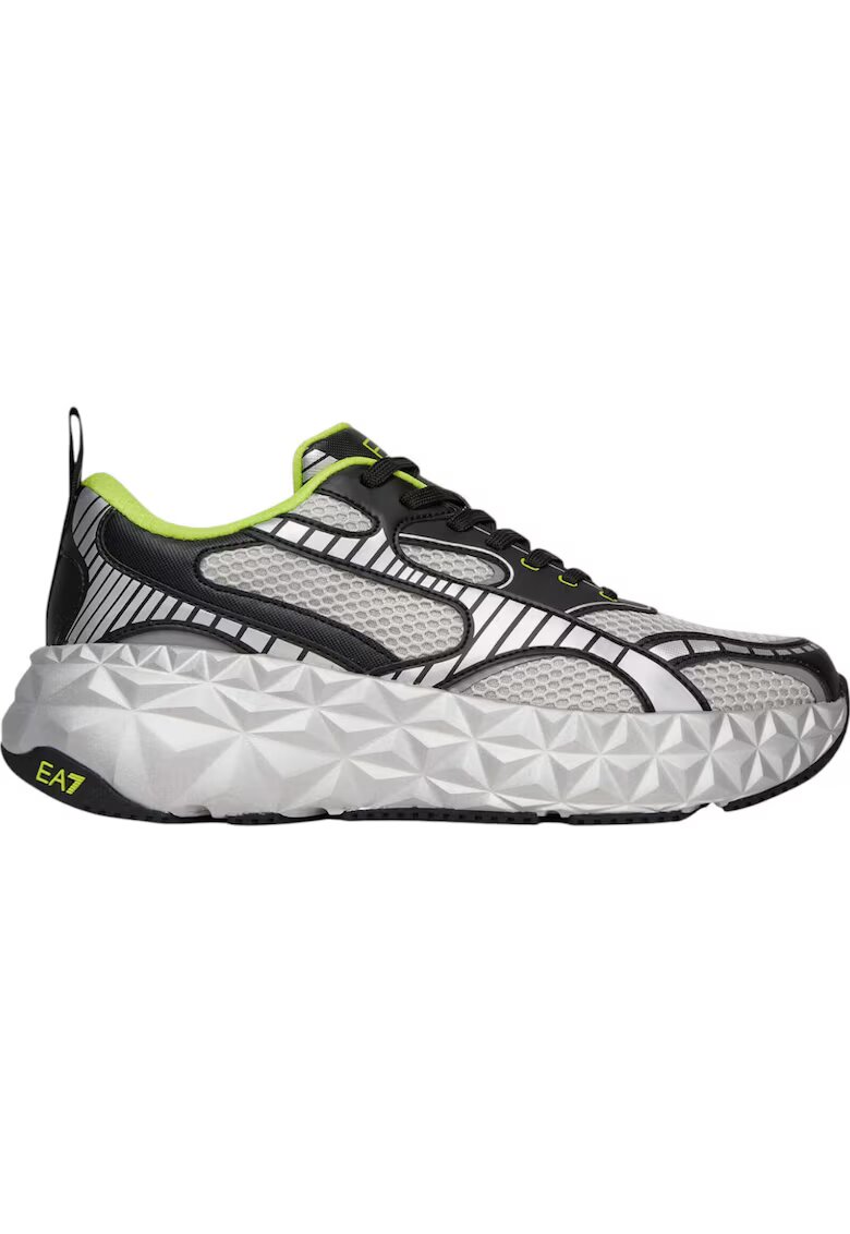Emporio Armani Спортни обувки EA7 Ultimate Kombat Tech 43301 - Зелен/Сив