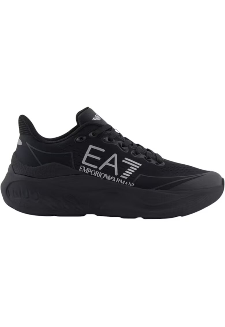 Emporio Armani Спортни обувки EA7 Wave Cracking Engineered 47796 - Черен/Сребрист