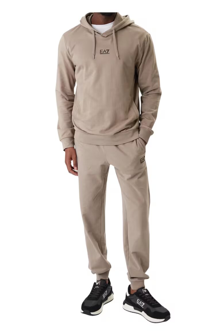 Emporio Armani Суичър EA7 Train Core Id PO Hood 58222 Бежов