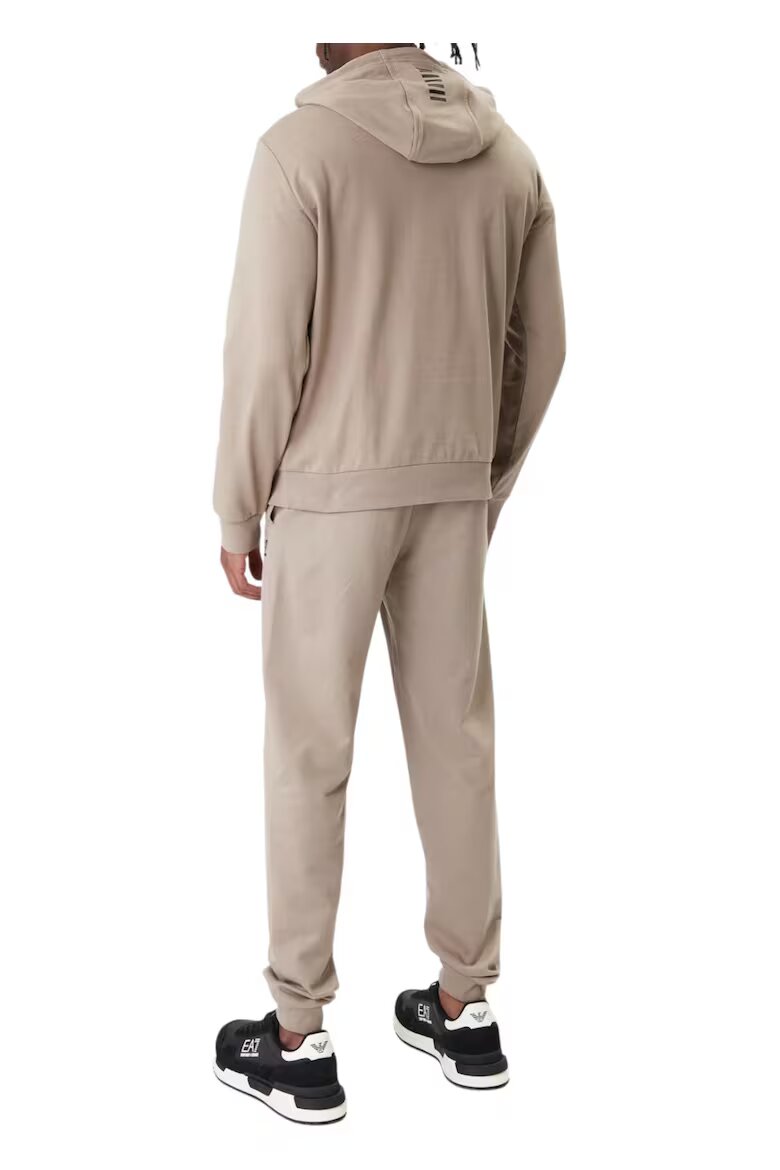 Emporio Armani Суичър EA7 Train Core Id PO Hood 58222 Бежов