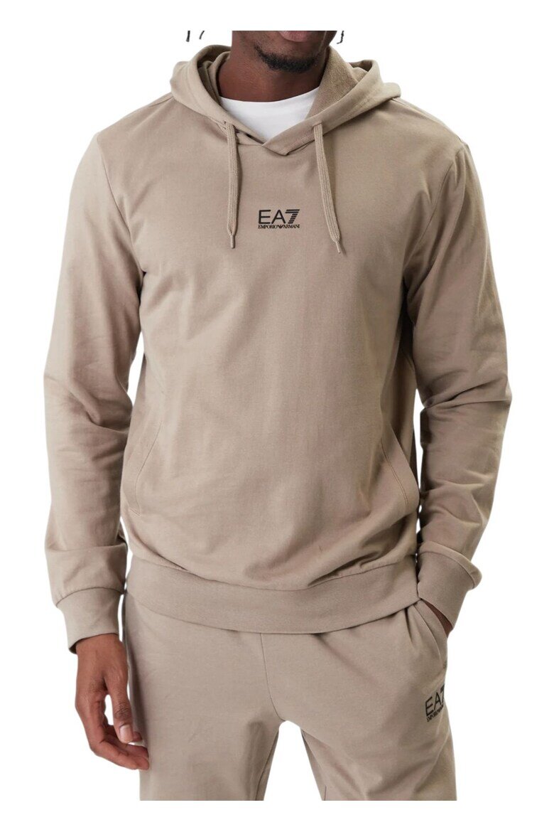 Emporio Armani Суичър EA7 Train Core Id PO Hood 58222 Бежов