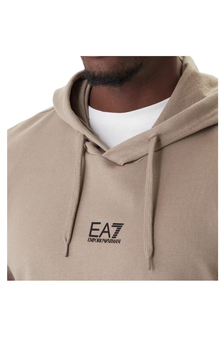 Emporio Armani Суичър EA7 Train Core Id PO Hood 58222 Бежов