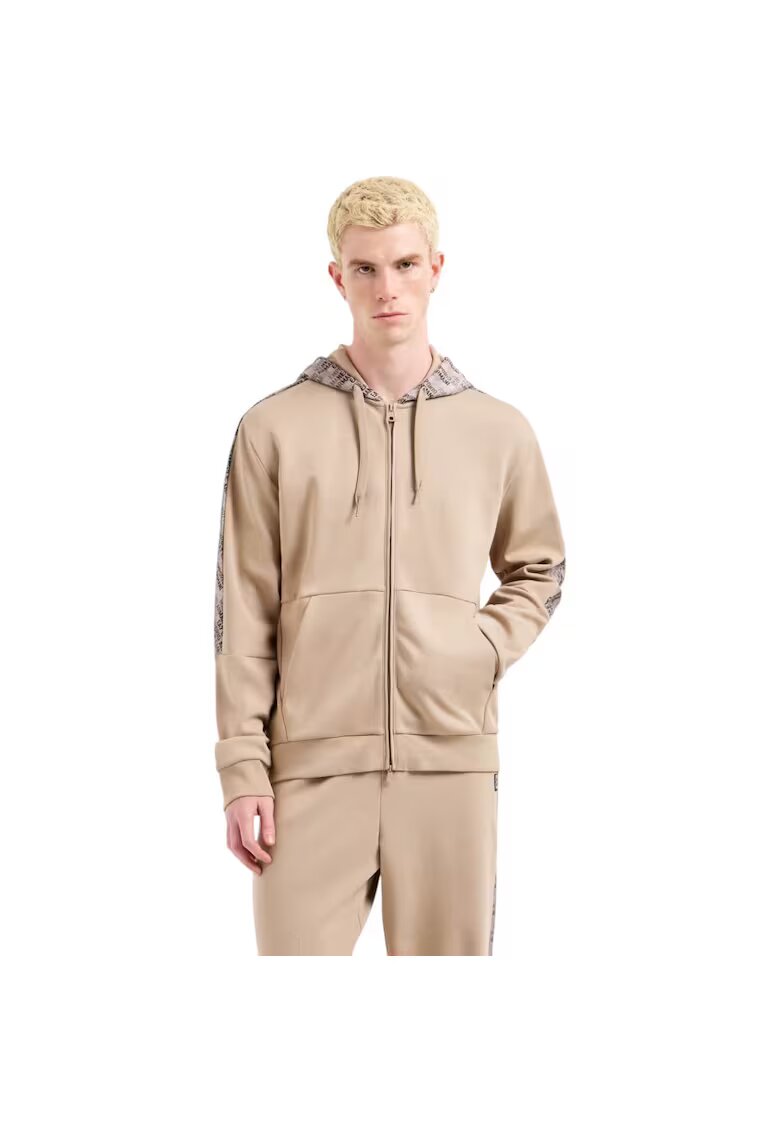 Emporio Armani Суичър с качулка и принт с лого на EA7 Train 40669