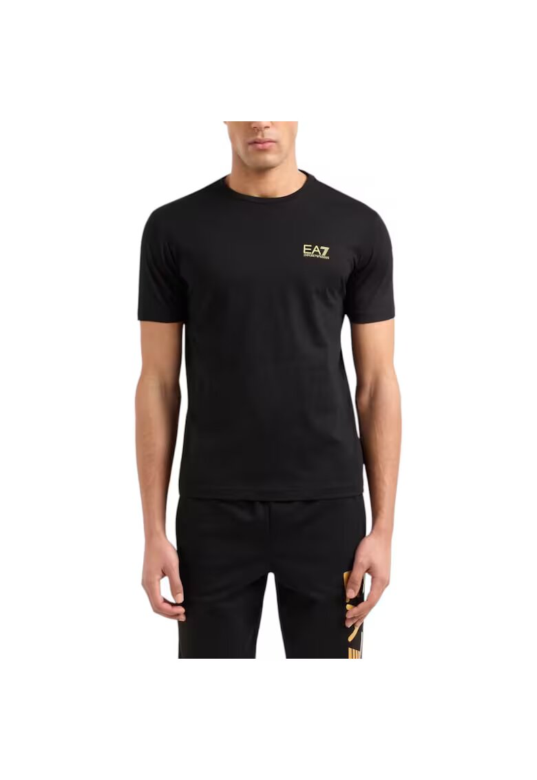 Emporio Armani Тениска EA7 Train Core Id SS25 40775 - Златист/Черен