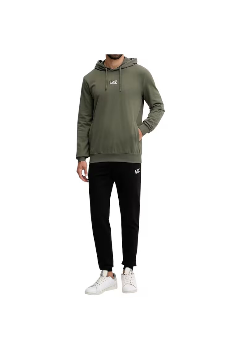 Emporio Armani Тренинг EA7 Train Core Id PO Hood 47899 - Черен/Каки