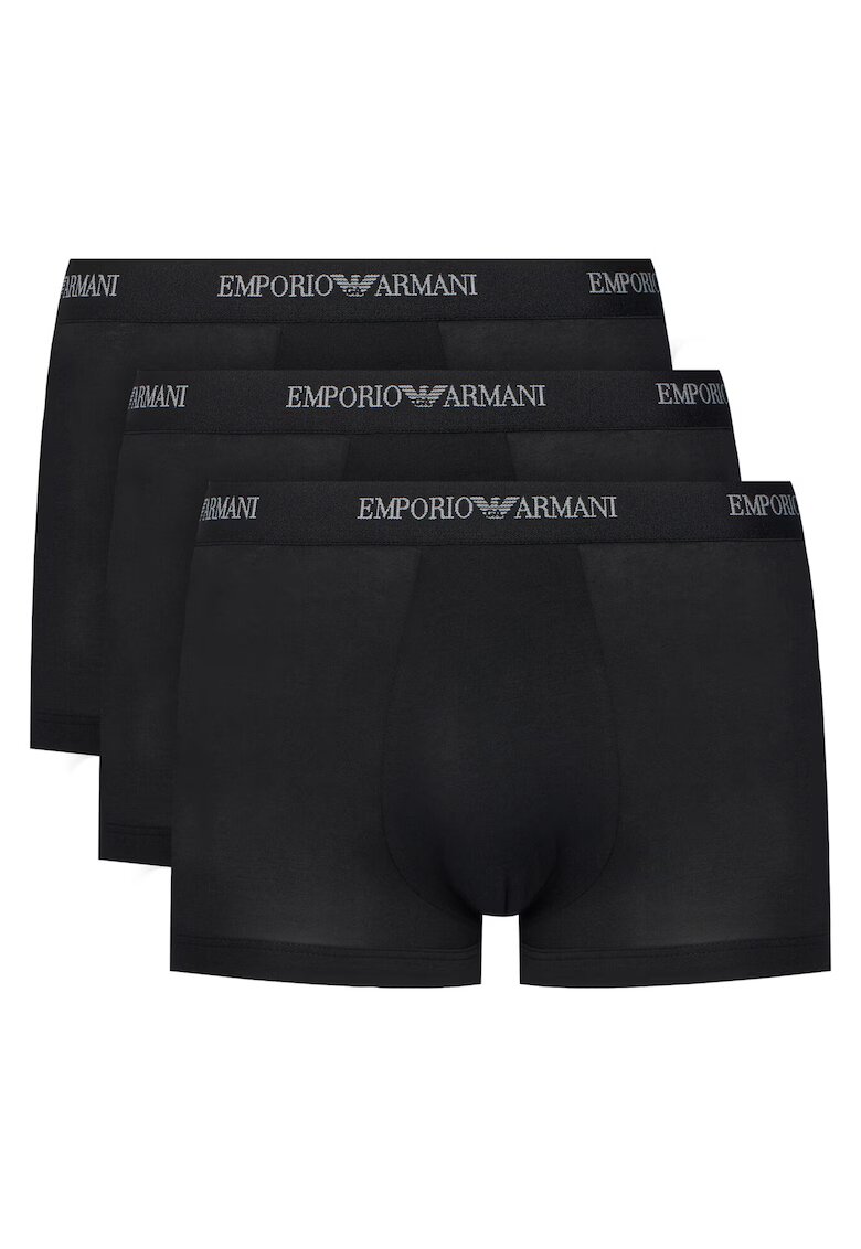 Emporio Armani Underwear Комплект мъжки боксерки черни - 3 броя