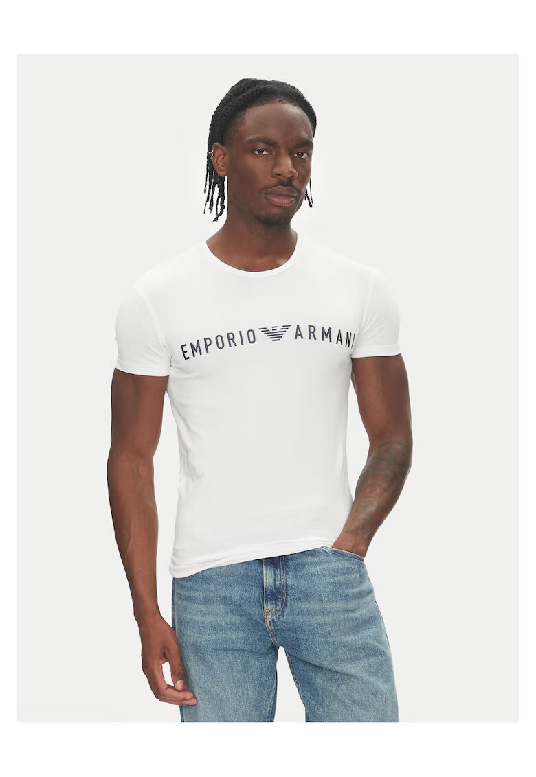 Emporio Armani Underwear Мъжка тениска бяла - памук