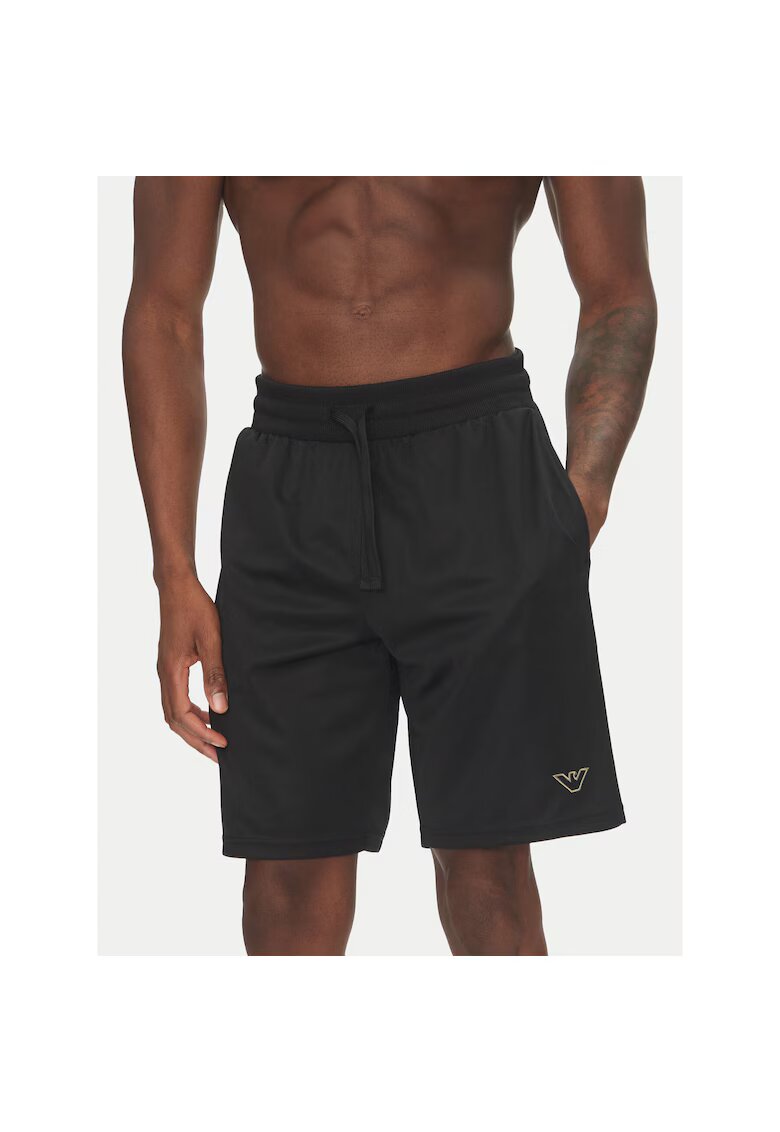 Emporio Armani Underwear Мъжки панталони спортен тип - черни