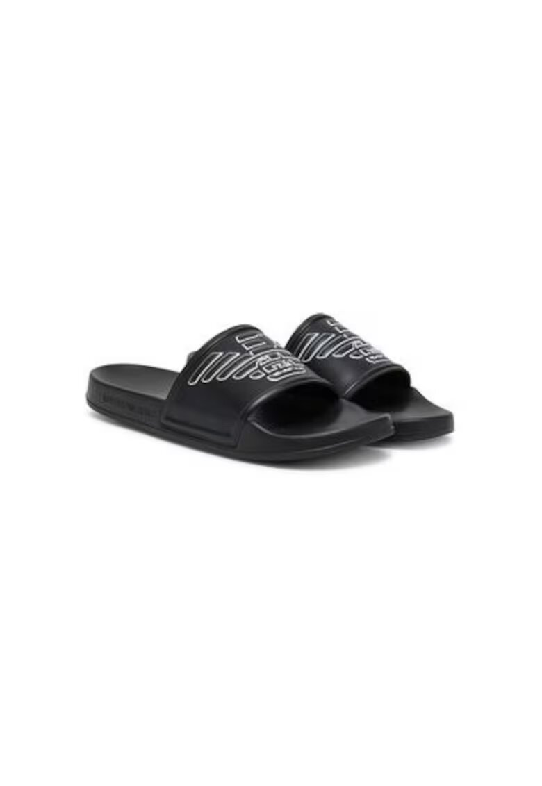Emporio Armani Унисекс джапанки XVPS11 XR273 - синтетични - черни