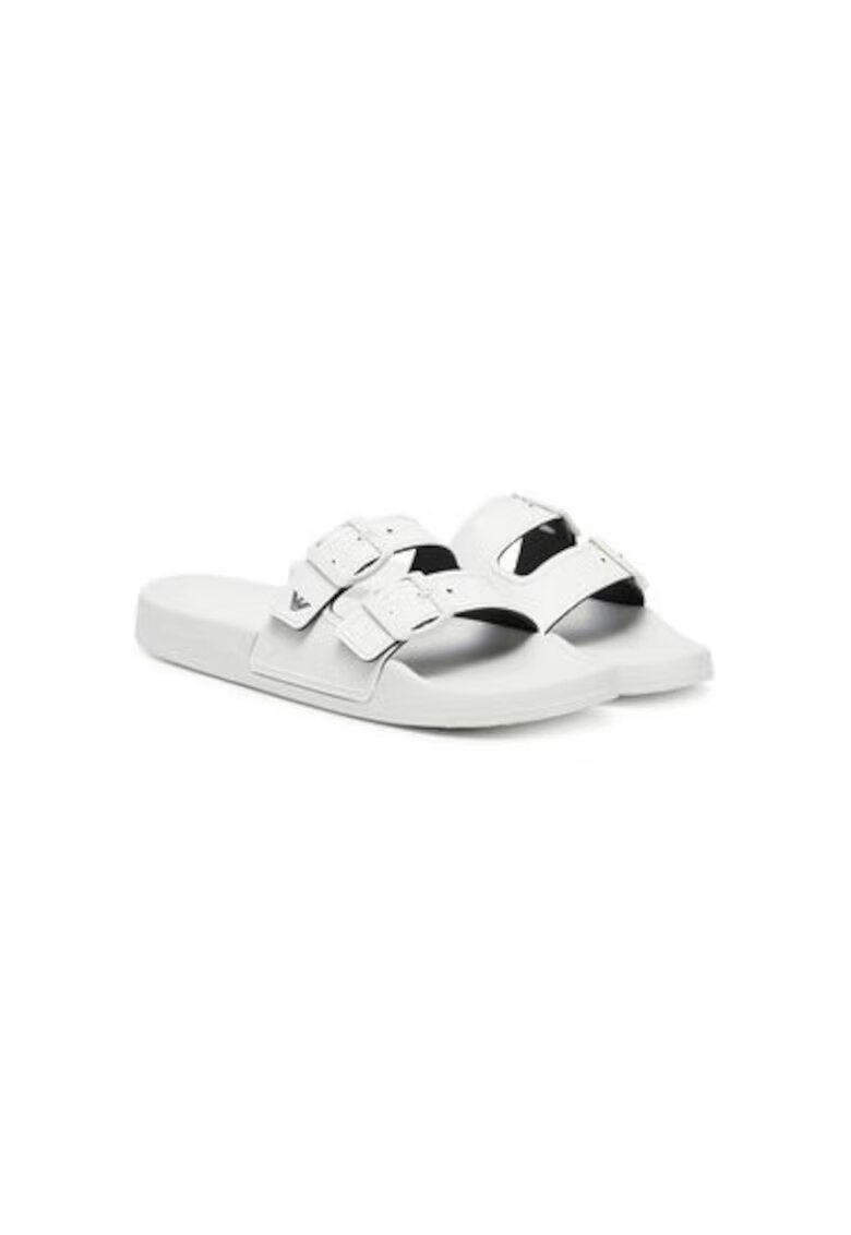 Emporio Armani Унисекс джапанки XVPS13 XR275 - синтетика - бяло