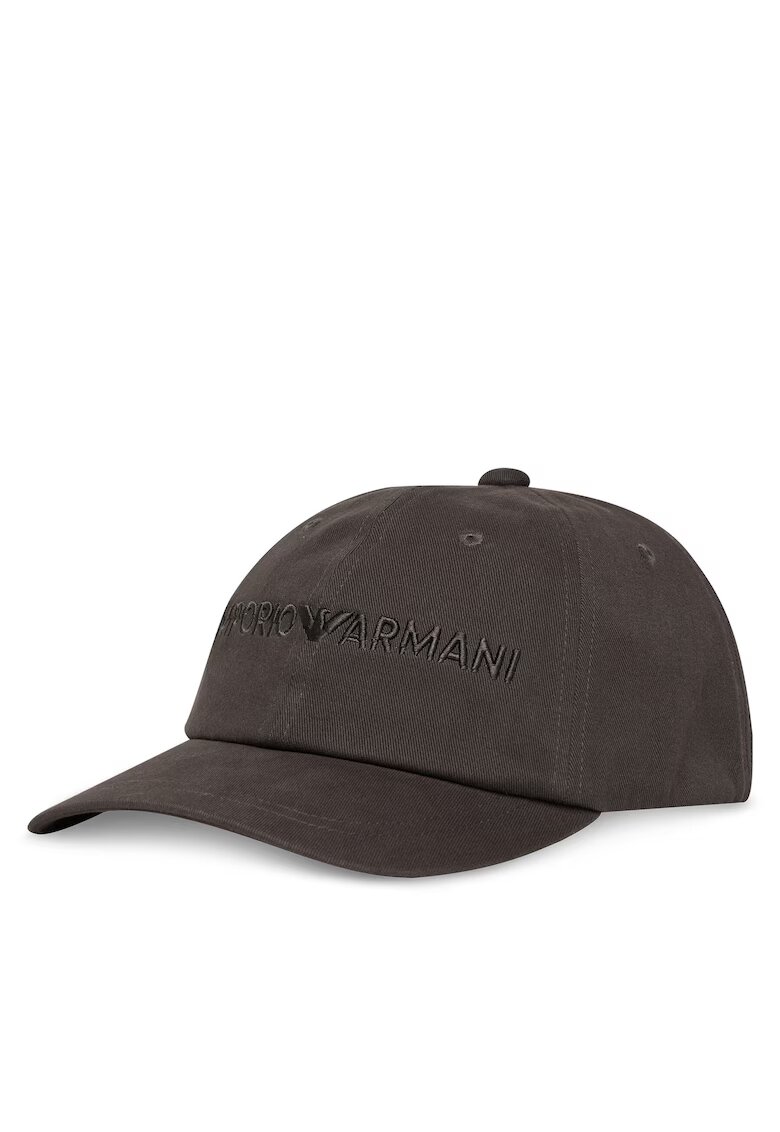 Emporio Armani Унисекс шапка с козирка черна