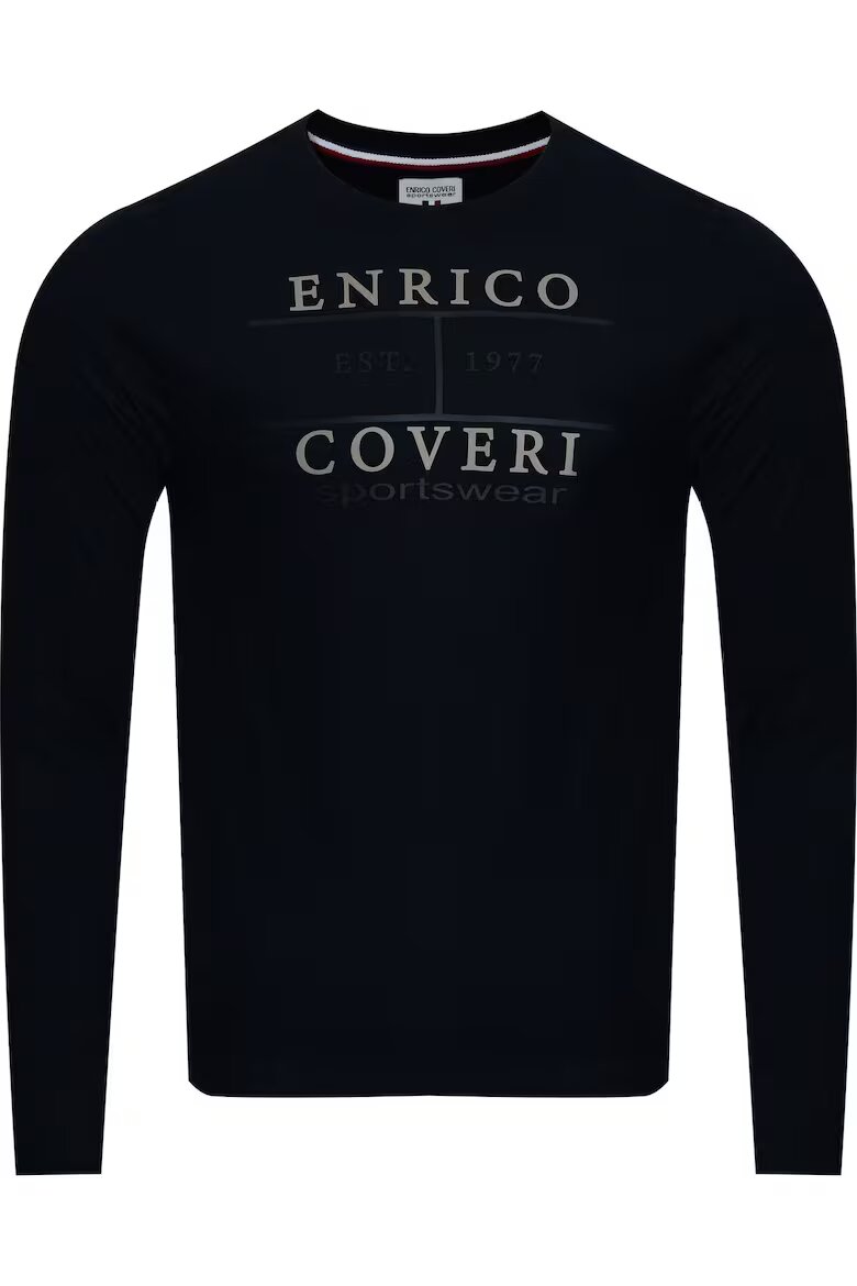 Enrico Coveri Мъжка блуза Памук Черна