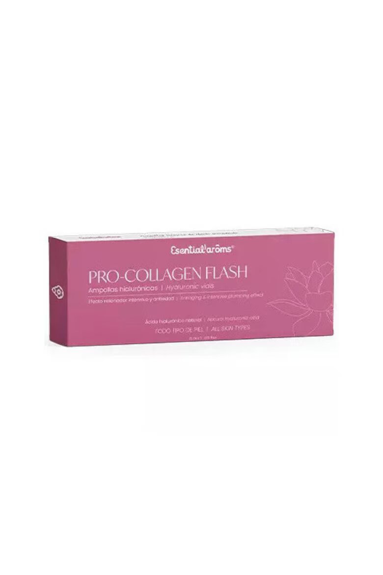 Esentialaroms Ампули с натурална хиалуронова киселина Pro-collagen Flash Против стареене 7 x 1.5 мл