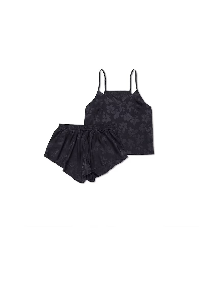 Esotiq Дамска пижама полиестер черна