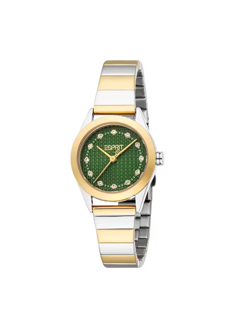 Esprit Дамски часовник модел ES1L480M0115 - 28 мм - стоманен корпус - златна каишка - водоустойчивост 3 ATM