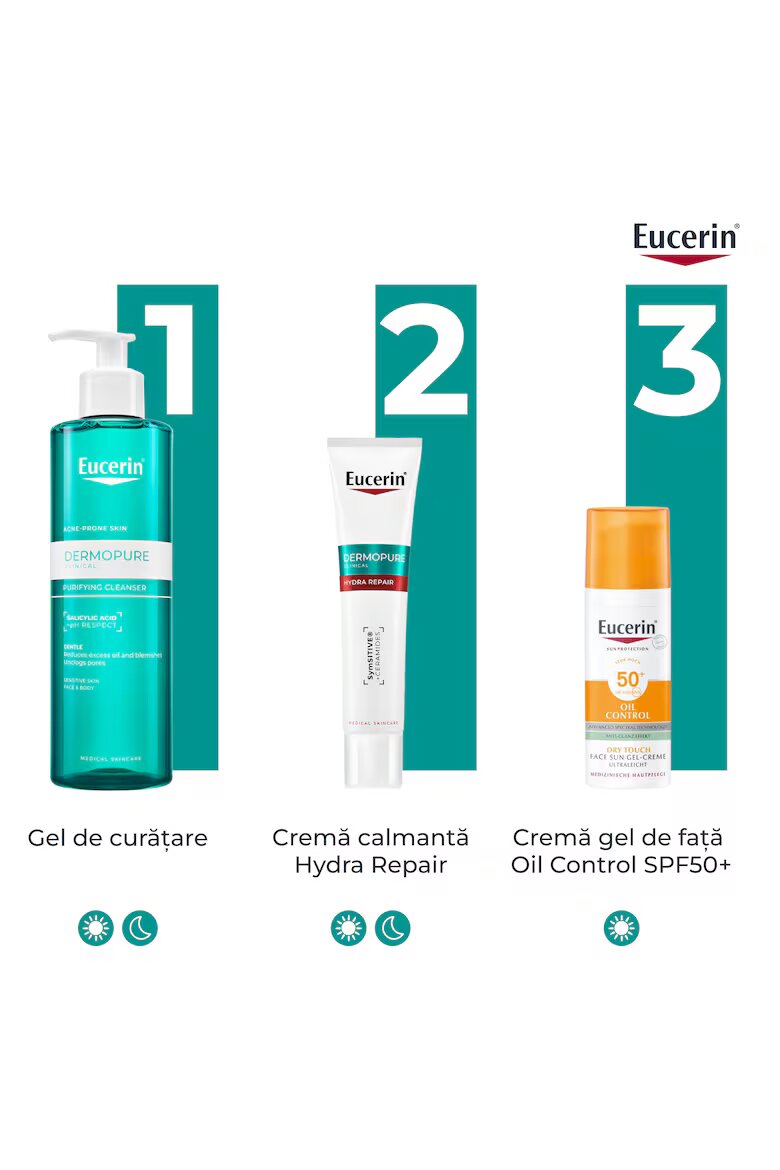 Eucerin Хидратиращ крем за лице DermoPure 40 мл