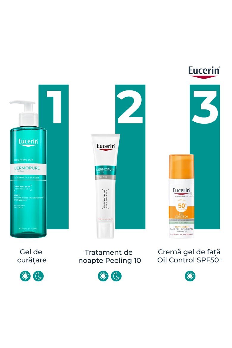 Eucerin Нощна ексфолираща терапия DermoPure 40 мл